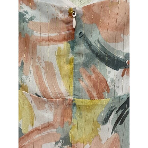 Lulu’s Abstract Color Sleeveless Mini Dress Women's Size Medium - Picture 4 of 10